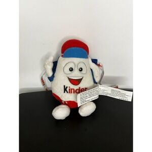 Kinder Chocolate Egg Mascot Pilot‎ Plush w/ Wings 7" Rare Surprise Toy